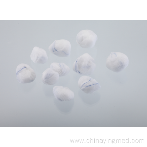 Disposable medical peanut gauze ball